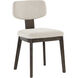Rickett Dark Brown / Dove Cream Dining Chair, Set Of 2